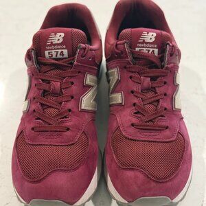 New Balance 574 Core - Burgundy - Women's 9
